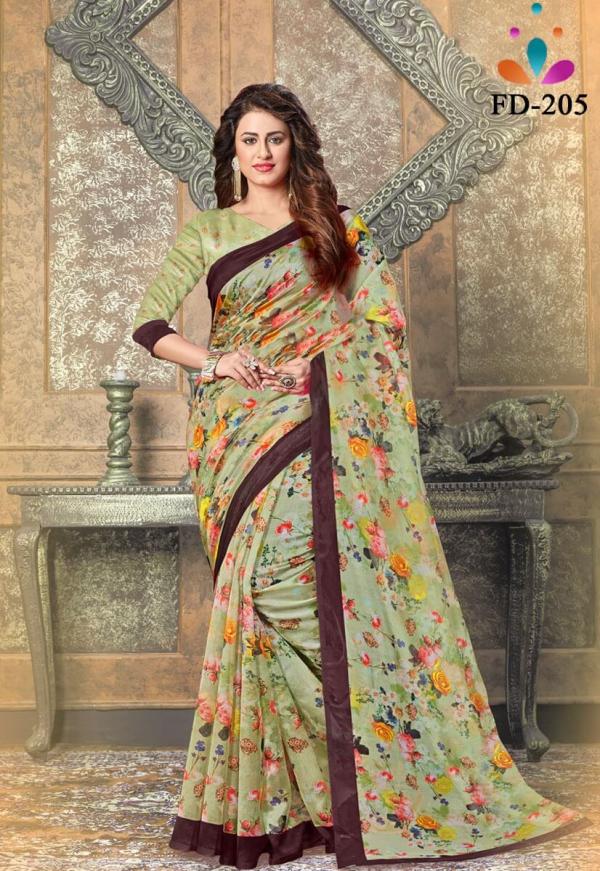 FD Vol 1 Orgenza Digital Printed Saree Collection